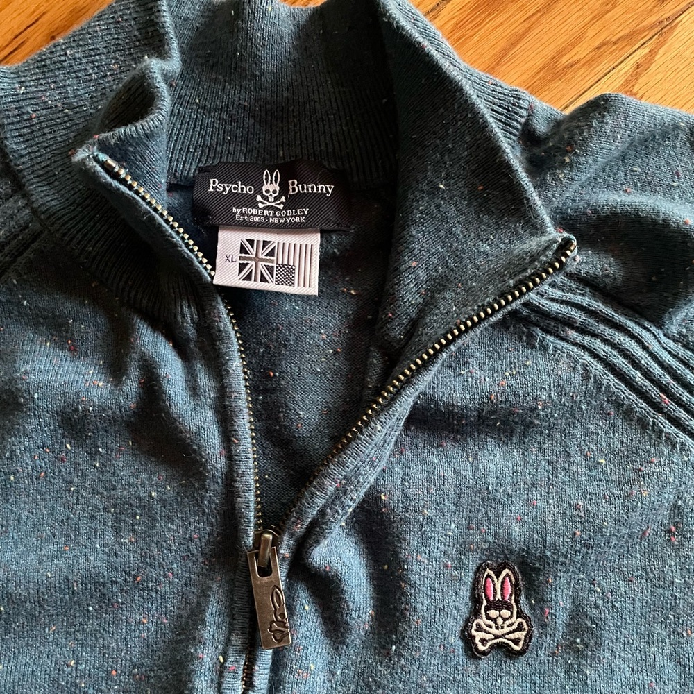 Psycho Bunny 1/4 Zip Pullover Sweater